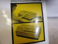 VERY RARE 1960 ORIGINAL Beckman DB Prism & DB-G Grating Spectrophotometer Manual