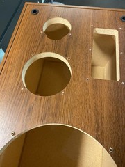 Infinity SM 112 Speaker Cabinet Shell W Terminal Cup Nice Grill Original Box