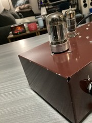Tube Headphone Amplifier Custom Hand made, Including Headphones!