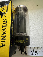 Sylvania & RCA Electron Tubes-both model 5U4GB Old Stock-Open Box-Tested