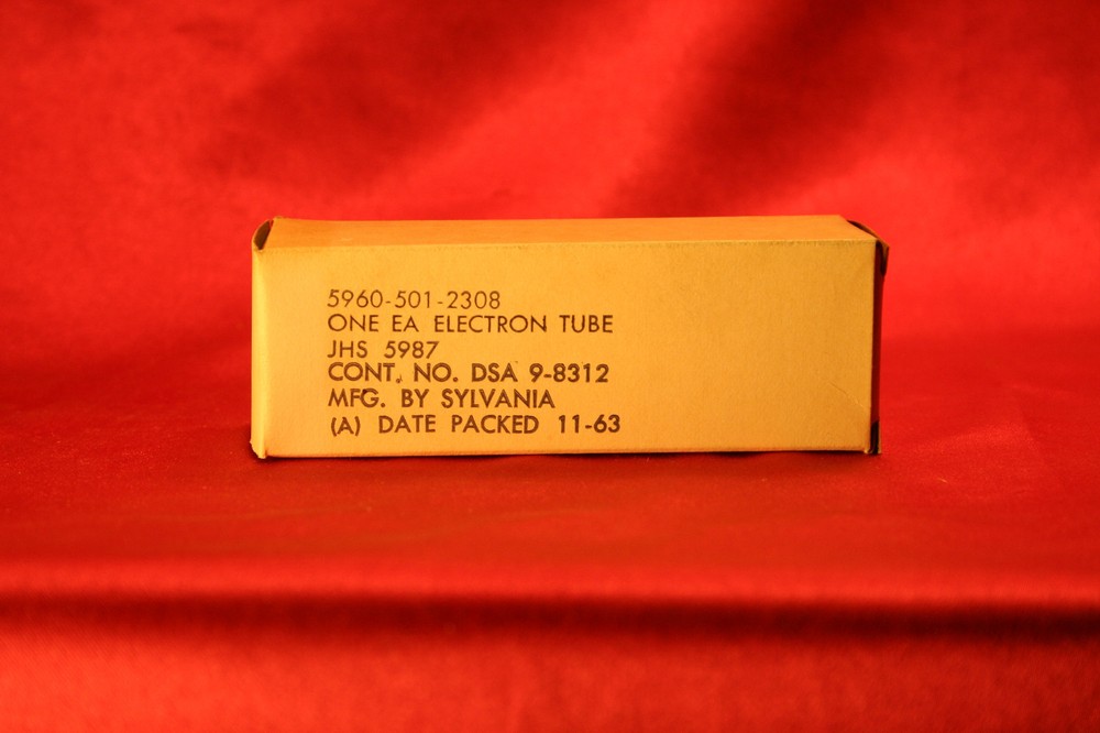 Sylvania 5987 NOS tubes – Submini tubes NIB. Matched Quad