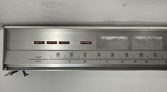 PIONEER SX-1050 Receiver DIAL PANEL w/Blind Sash Meters, Lenses & 4-Light Panel