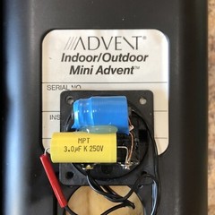 Recap Kit for Indoor/Outdoor Mini Advent Speakers Polypropylene Film Capacitors
