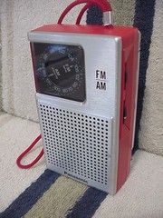Panasonic RF-506 Red FM-AM Radio Repaired Works Excellent Vintage 1978