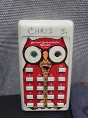 Vintage, 1970s, National Semiconductor Quiz Kid Teaching Calculator With Bag