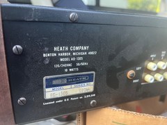 Vintage 1970s Heathkit AD-1305 Five Band Audio Equalizer EQ