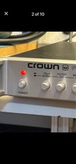 Crown FM Two Tuner Stereo Silver With Rack Handles. Fully Serviced!