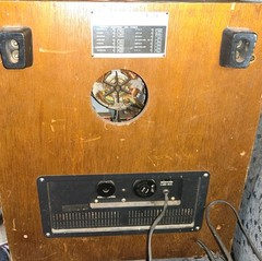 AKAI Cross-Field X-360 Reel to Reel Tape Recorder Open Reel Wood Case For Parts