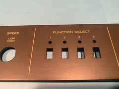 Teac A-3440 Reel To Reel Player Parting Out – Faceplate