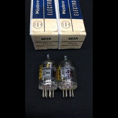 MATCHED PAIR Western Electric JW 6AK5 403A Headphone Amp VACUUM TUBES 8.9849