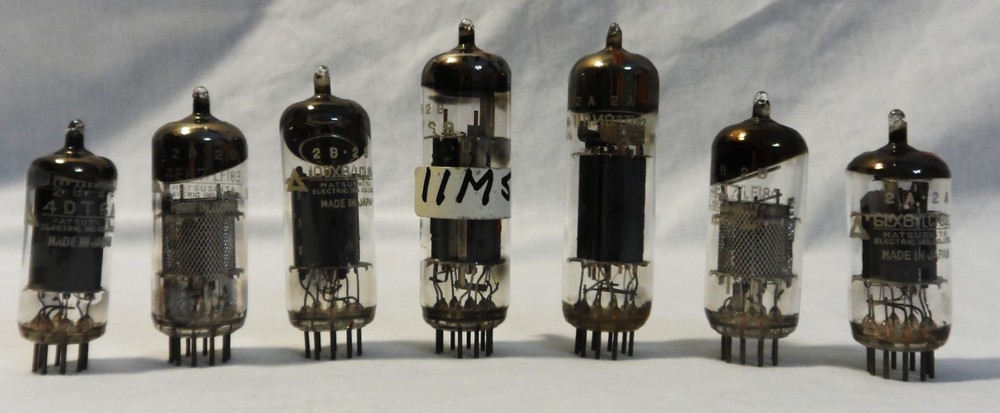 MATSUSHITA 4EH7/LF183, 4EJ7/LF184, 4DT6A, 6LX8/LCF802, 11MS8, 11MS8/LCL82, 10DX8