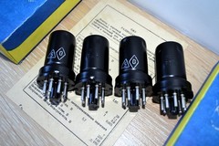 12pcs 6J8 6Zh8 = 6SJ7 HF Pentode Tube NEVZ Soviet MATCHED DATE 6/1985 NEW in BOX