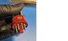 NOS NIB MILITARY SPEC RCA RED BASE 5691 6SL7 BLACK PLATE TUBES!