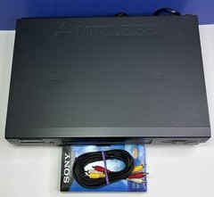 Mitsubishi HS-U446 Hi-Fi VHS VCR Player Recorder – Tested Works Great No Remote