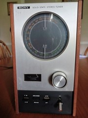 Sony ST- 80W Solid State Stereo Tuner Vintage ~ Nice ~ FM & AM Radio Works
