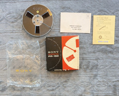 Vintage Sony PR-150 Reel to Reel Tape 900 Ft 1/4″ Recording Tape w/ Box NEW OPEN
