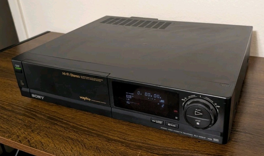 Sony SLV-595HF VCR + Plus 4-Head HQ No Remote – Tested