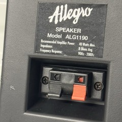 Allegro Speaker Amplifier Model ALG1190 – Tested & Working