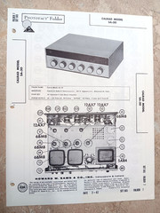 CALRAD SA-30 – Tubed STEREO Amp – NOS SAMS PHOTOFACT 565/7 SCHEMATIC+