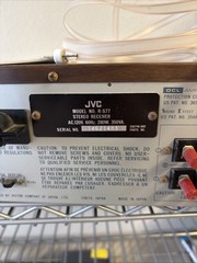 Vintage JVC R-S77 Stereo Receiver w/ Digital Synthesizer And Original Manual!