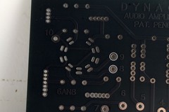 Pair 2pcs Dynaco Mark III mk3 6AN8 driver bare DIY board