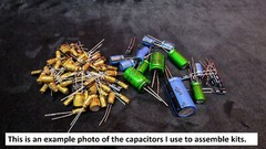 Power Amplifier SAE A502 Repair KIT – all capacitors