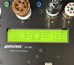 TWO GE VT-4-C Tubes / Matched Within 1% Gm / Amplitrex Tested +100% / 211 / 1940