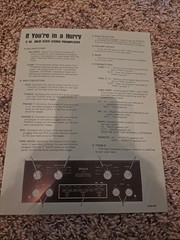 Original McIntosh C 28 Solid State Stereo Preamplifier Dealer Spec Sheet Ref