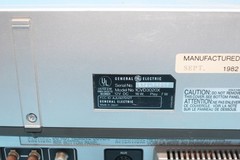 GE 1cvd3020x 1982 VCR and tv tuner portable unit VCR tested and working