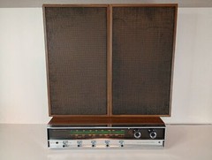 Vintage Panasonic RE-7670D Stereo Receiver With Original Panasonic Speakers Set