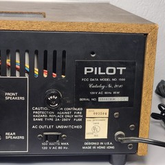 VTG 1970s Pilot Model 2010 Stereo Receiver 8-Track Player Recorder Works – Read