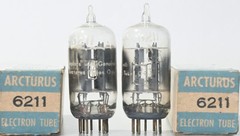 6211 ARCTURUS nos tube UNited States preamp test strong balanced 2 Pcs