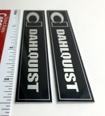 Dahlquist Speaker Badge Emblem with DQ Logo Pair Aluminum DQ-10