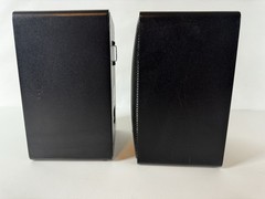 Realistic Minimus 7 Speakers 40-2030C Black 40W sequential serial #s, EX cond