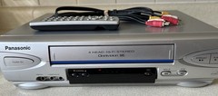 Panasonic PV-V4623S Silver Omnivision VCR Blue Line VHS Player w Remote – Tested