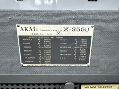 Akai X-355D Crossfield Reel to Reel Tape Recorder Player – Works – Please Read