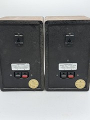 Set of Vintage Realistic Minimus 7W Speakers 40-2039A Walnut Wood 8 Ohms 40W Max