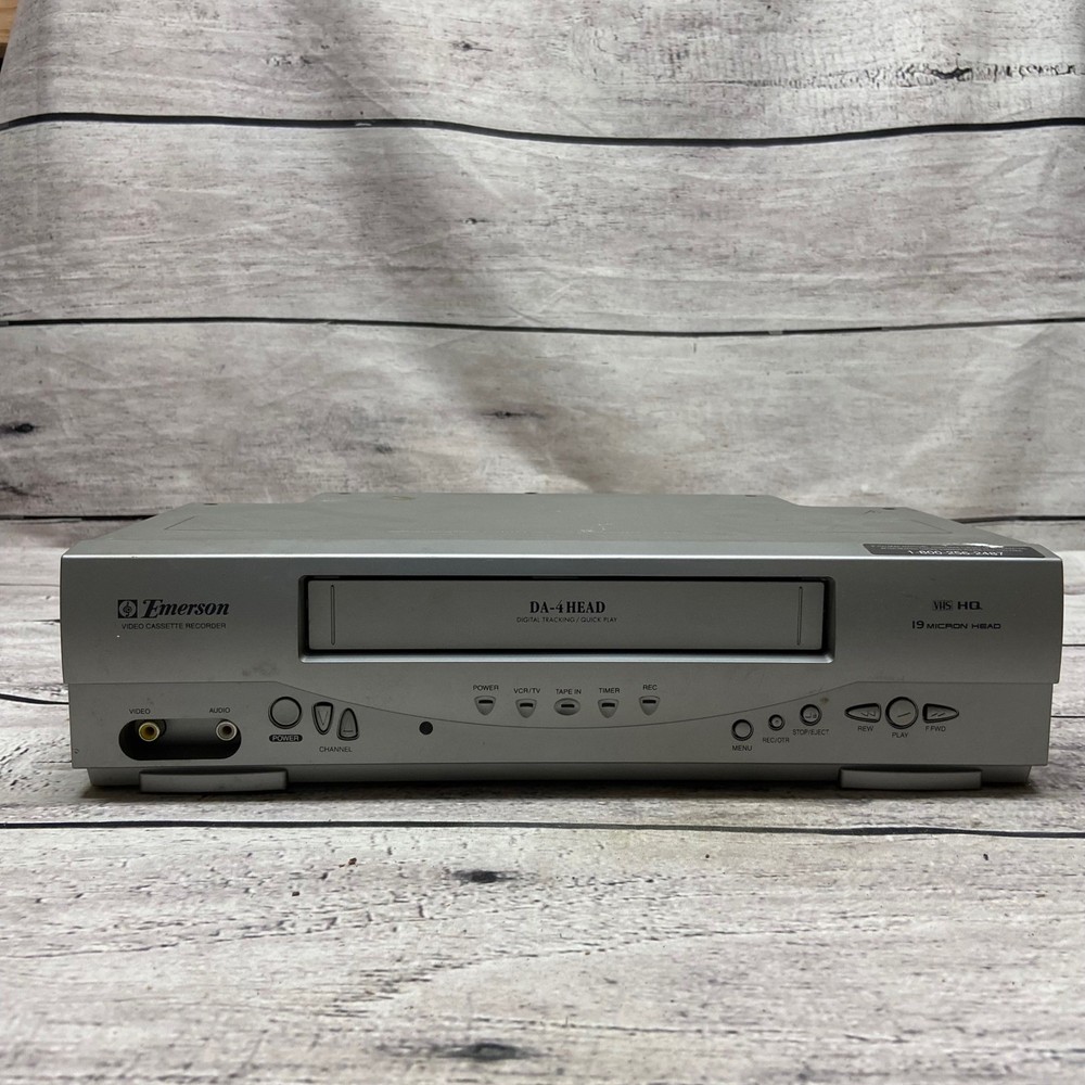 Emerson EWV403A VHS VCR Video Cassette Recorder DA-4 NO REMOTE