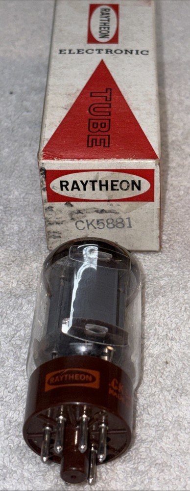 Raytheon CK5881 5881 Power Vacuum Tube Amplitrex Tested 92%