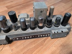 Vintage Hammond M2 AO-14-1B Tube Amp Chassis DIY Project