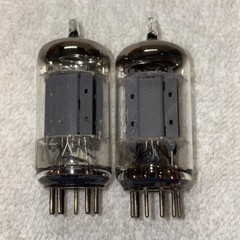 Matched Pair Telefunken 12AX7 Smooth Plate Tubes TV7 Tested NOS Worn Labels
