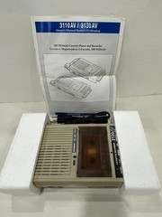 Vintage Califone 3130AV Portable Classroom Cassette Player Recorder