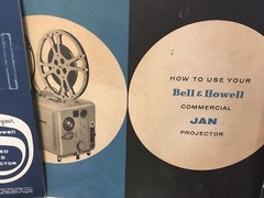 Bell & Howell Projector Instruction Manual How to Use Lot Vtg Lot A