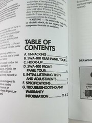 BIC SWA-100 Owners Manual 362230 362230