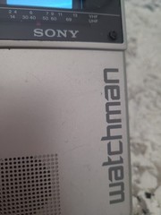 Vintage 1985 Sony Watchman FD-20a w/ case B&W Portable TV Works- Great Condition