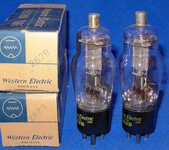 NOS / NIB Matched Pair Western Electric 262B Vacuum Tubes Same 1950 Date