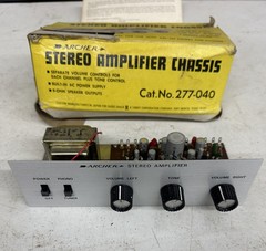 Vintage Stereo Speaker Amplifier Archer Untested NOS Open Box 277-040 Tandy READ