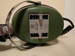 Vintage Le-Bo TA-327 Quad Headphones 4ch/2ch 1970’s Avacado Green ,Ex. Cond. HTF