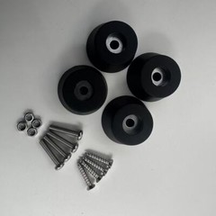 4 New FEET w/ hardware for Pioneer SX-880 RT-701 RT-707 Heavy-Duty Foot Parts