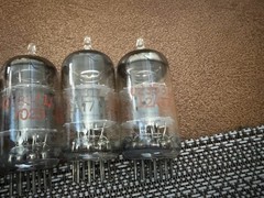 Vintage Fender Special Design Pre Amp Tubes 7025 12AT7 Tested